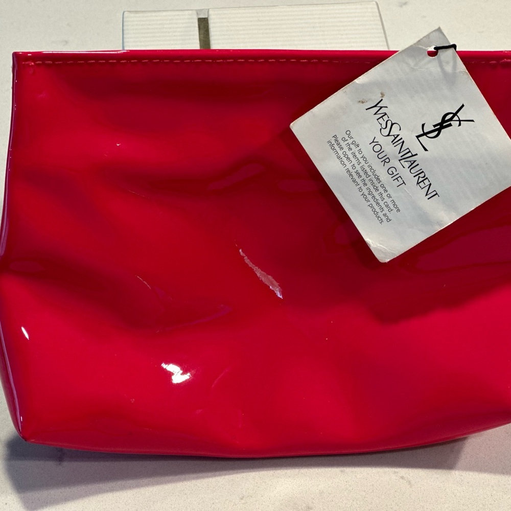 YSL- Bazooka pink makeup bag